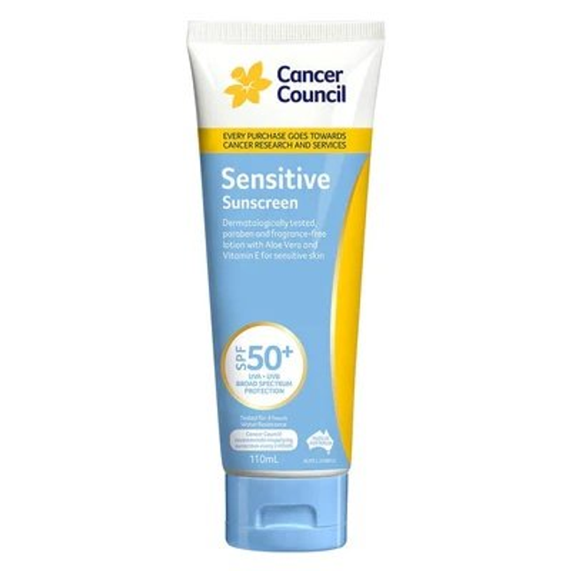 澳洲 Cancer Council Sensitive Suncreen Motion 110ml 防敏防曬乳