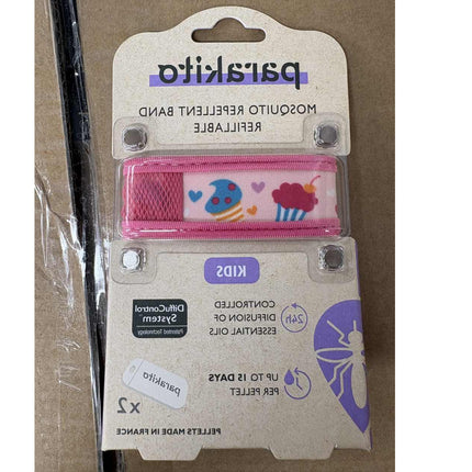 法國 Parakito Mosquito Repellent Band + 2 Pellets 小童驅蚊手帶+驅蚊片2片