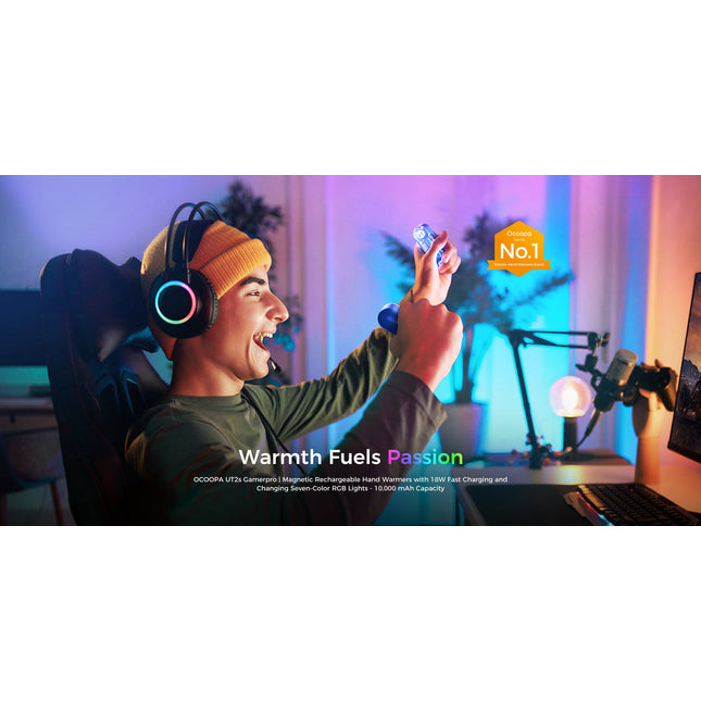 Ocoopa UT4 GamerPro Rechargeable Hand Warmers 二合一充電暖手器