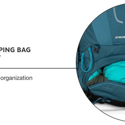 美國 Osprey 小鷹 Atmos AG 65L Backpack 露營背包 气流 小鹰背包(2022 Version)