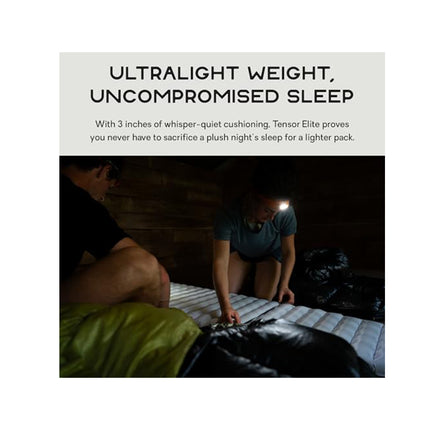 美國 Nemo Tensor Elite UltralightInsulated Sleeping Pad 露營充氣睡墊(Regular Wide Mummy)