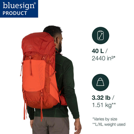 美國 Osprey Talon Pro 40L Backpack Men's小鹰 行山背囊 男款魔爪