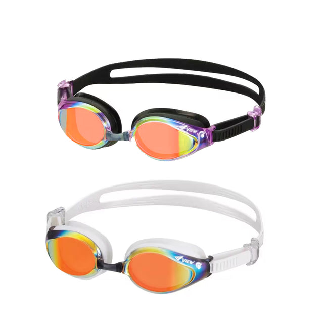 日本 View V640ASAM Mirrored SWIPE SwimGoggle 成人反光游泳鏡