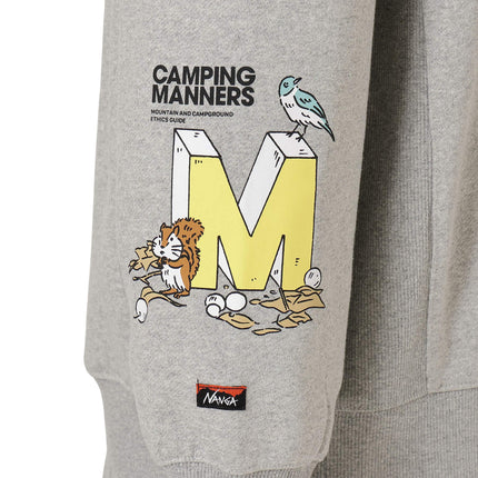 日本 Nanga Eco Hybrid Camping Manners Mr. Weather Sweatshirt 男裝長袖上衣