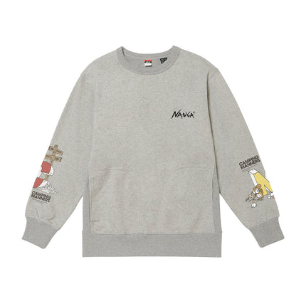 日本 Nanga Eco Hybrid Camping Manners Mr. Weather Sweatshirt 男裝長袖上衣