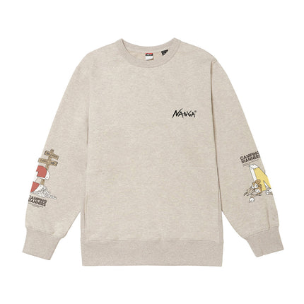 日本 Nanga Eco Hybrid Camping Manners Mr. Weather Sweatshirt 男裝長袖上衣