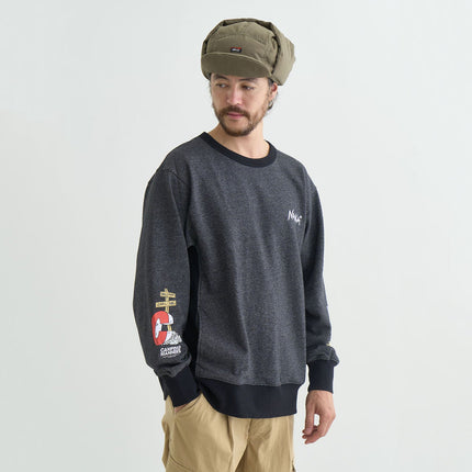 日本 Nanga Eco Hybrid Camping Manners Mr. Weather Sweatshirt 男裝長袖上衣