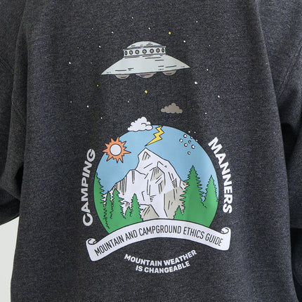 日本 Nanga Eco Hybrid Camping Manners Mr. Weather Sweatshirt 男裝長袖上衣