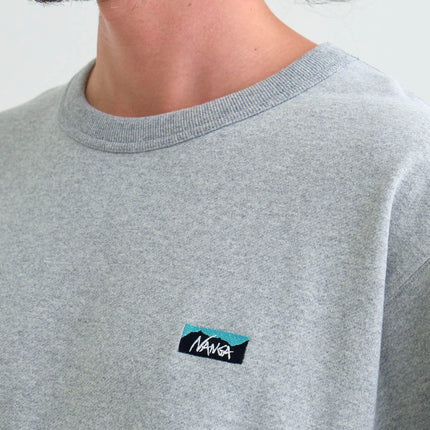 日本 Nanga Eco Hybrid Mini Box Logo Embroidery Sweatshirt 男裝長袖上衣