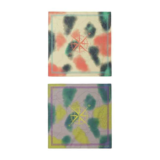 日本 Nanga Journey Pattern Bandanna印花頭巾