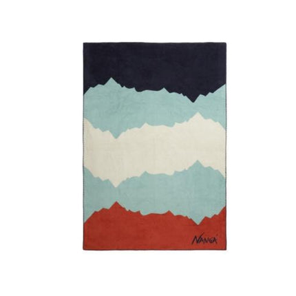 日本 Nanga Multi Color Ridgeline CottonBlanket S 拼色棉毯