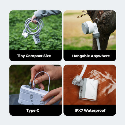 Flextail Tiny shower 戶外電花灑