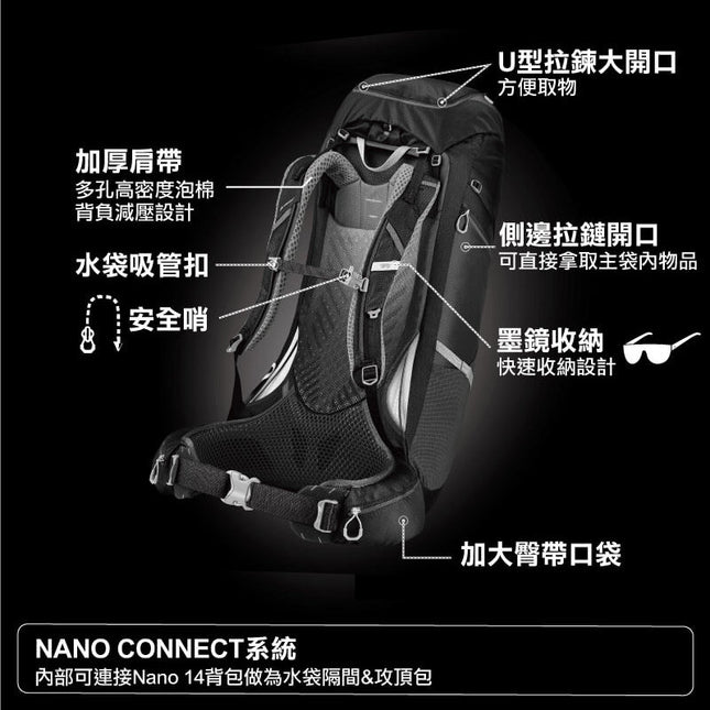 美國 GREGORY Paragon 48L Backpack(2022 Version) 格里高利 露營背囊 无界