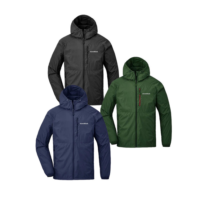 日本 Montbell 1103323 Wind Blast HoodedJacket MS 男裝外套