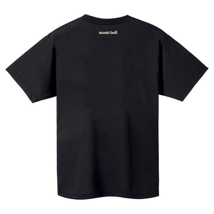 日本 Montbell 1114735 Wickron Tee MontaBear Face 純棉上衣