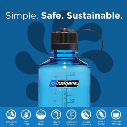 美國 Nalgene Narrow Mouth Tritan SustainWater Bottle 窄口水樽