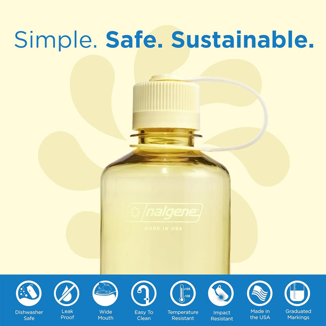 美國 Nalgene Narrow Mouth Tritan SustainWater Bottle 窄口水樽