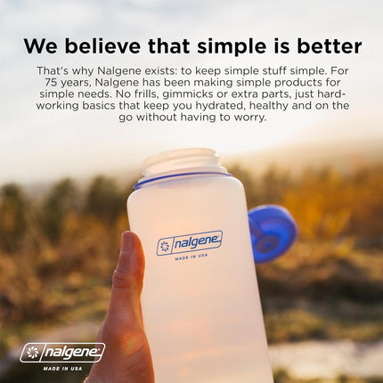 美國 Nalgene Narrow Mouth Tritan SustainWater Bottle 窄口水樽