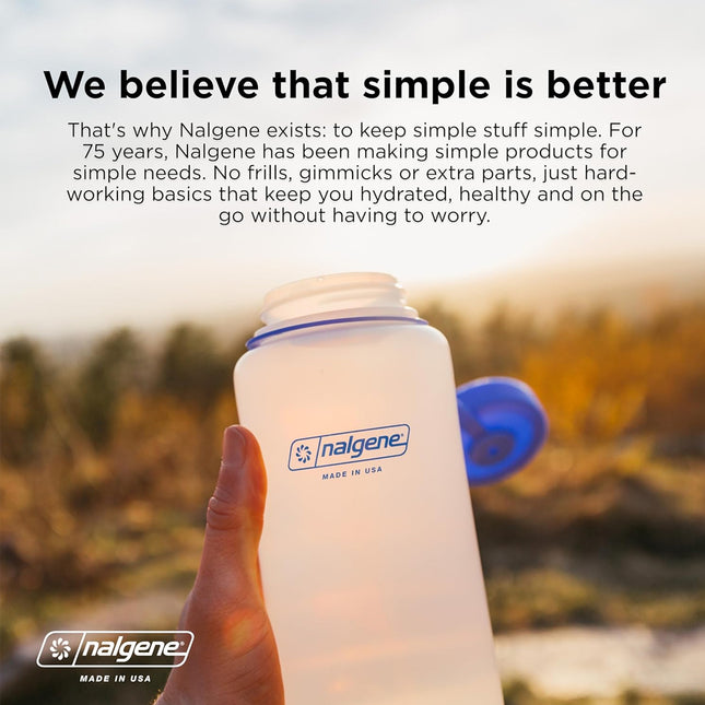 美國 Nalgene Narrow Mouth Tritan SustainWater Bottle 窄口水樽