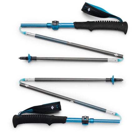 美國 Black Diamond 112555 DistanceCarbon FLZ Trekking Poles碳纖摺疊行山杖(一對)