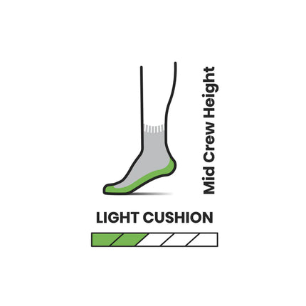 美國 Smartwool Hike Light Cushion MidCrew Socks Women's 女裝行山襪