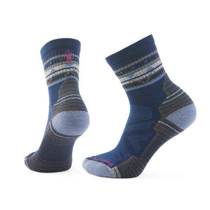 美國 Smartwool Hike Light Cushion ZigZag Valley Mid Crew Socks Women's 女裝