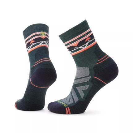 美國 Smartwool Hike Light Cushion ZigZag Valley Mid Crew Socks Women's 女裝