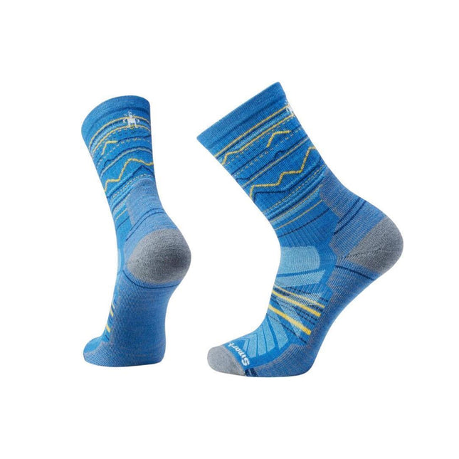 美國 Smartwool Hike Light CushionMountain Range Pattern Crew Socks Men's