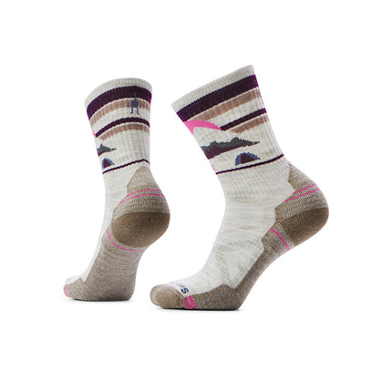 美國 Smartwool Hike Light CushionMountain Moon Crew Socks Women's女裝行山襪