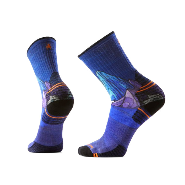 美國 Smartwool Hike Targeted CushionMountain Myth Print Crew Socks Men's男裝行山襪