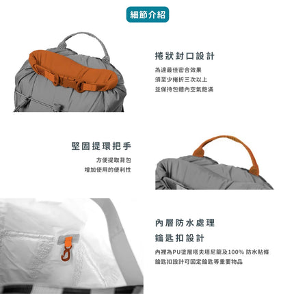 瑞士 Exped Cloudburst 25 S22 WaterproofBackpack 防水背包