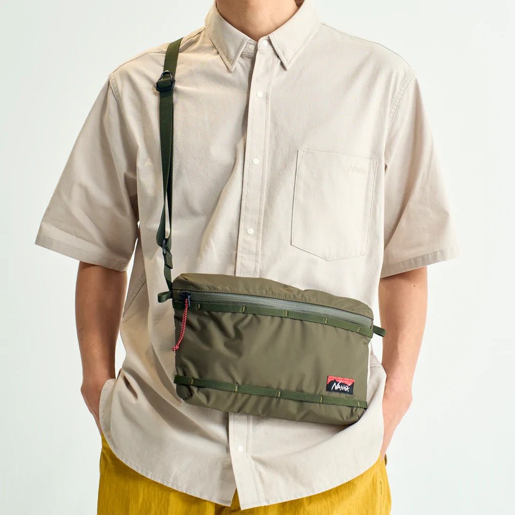 日本Nanga Aurora Sacoche Shoulder Bag 防潑水側孭袋- Hill Rill