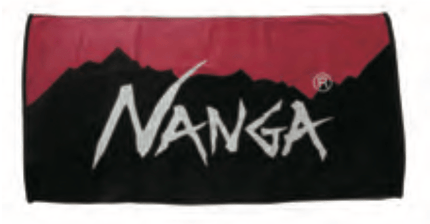 Nanga-KNFACETOWEL-BKRDFREE日本 Nanga Logo Face Towel 洗臉毛巾