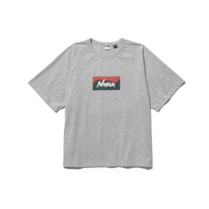 日本 Nanga X Takeuchi Shuntaro 短袖寬鬆經典Logo印花T恤 上衣 Box Logo Loose Fit Tee (男女適用-均碼)