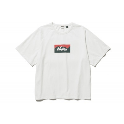 日本 Nanga X Takeuchi Shuntaro 短袖寬鬆經典Logo印花T恤 上衣 Box Logo Loose Fit Tee (男女適用-均碼)